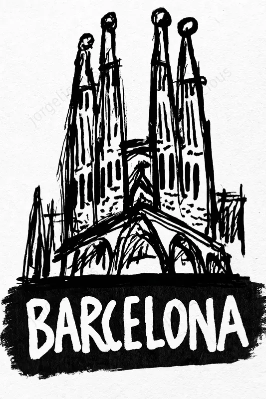 Handdrawn Ink Travel Posters
