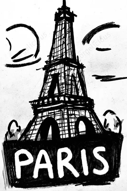 Handdrawn Ink Travel Posters