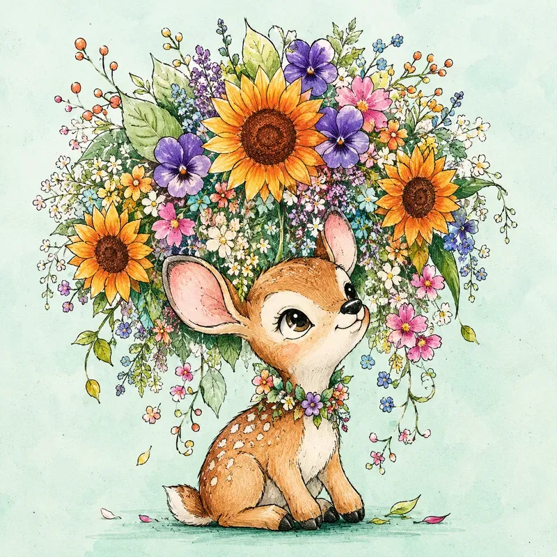 Whimsical Garden Characters