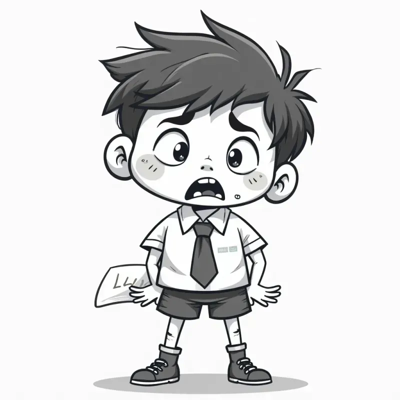 Black White Cartoon Moments