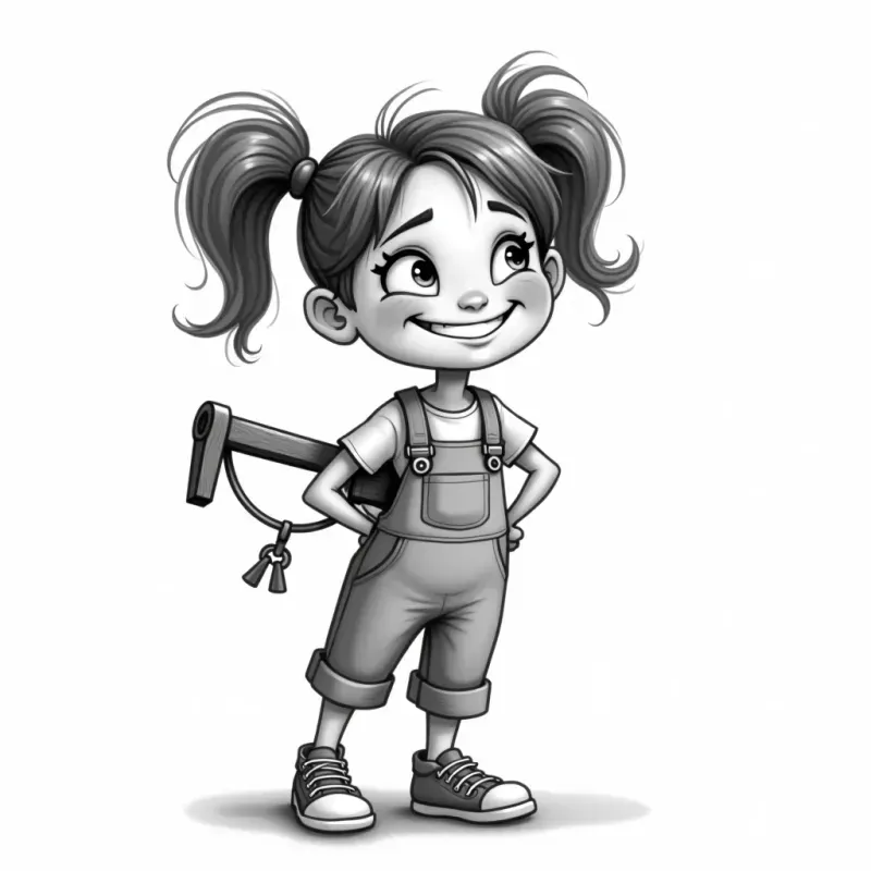 Black White Cartoon Moments