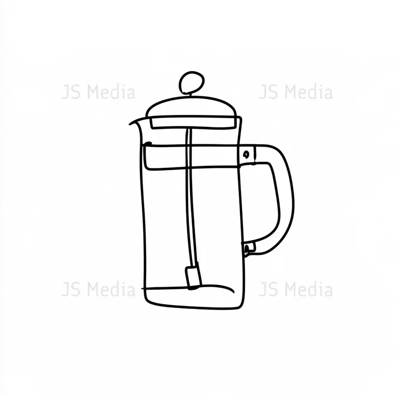 Minimal Handdrawn Coffee Bakery Icons