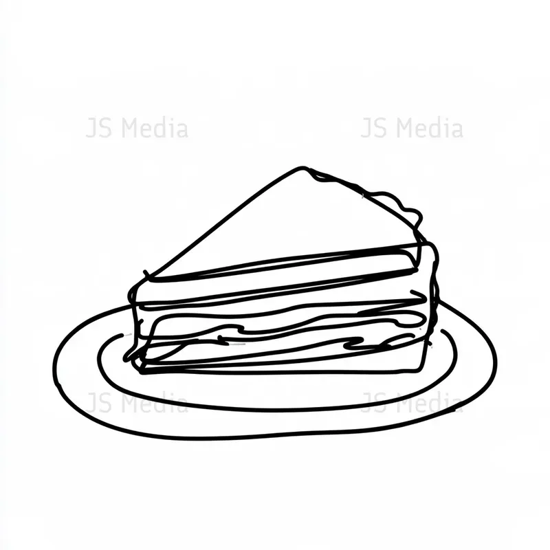 Minimal Handdrawn Coffee Bakery Icons