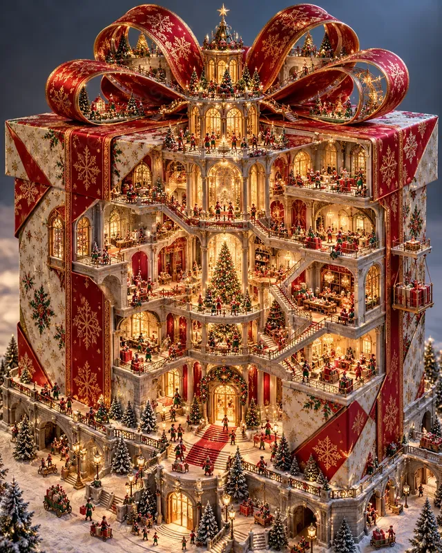 Christmas Architectural Objects