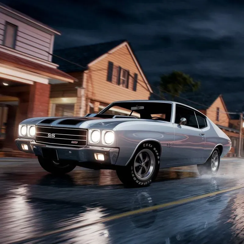 Cinematic Muscle Car Street Racing
