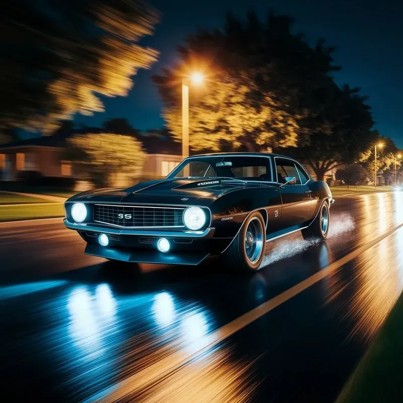 Cinematic Muscle Car Street Racing