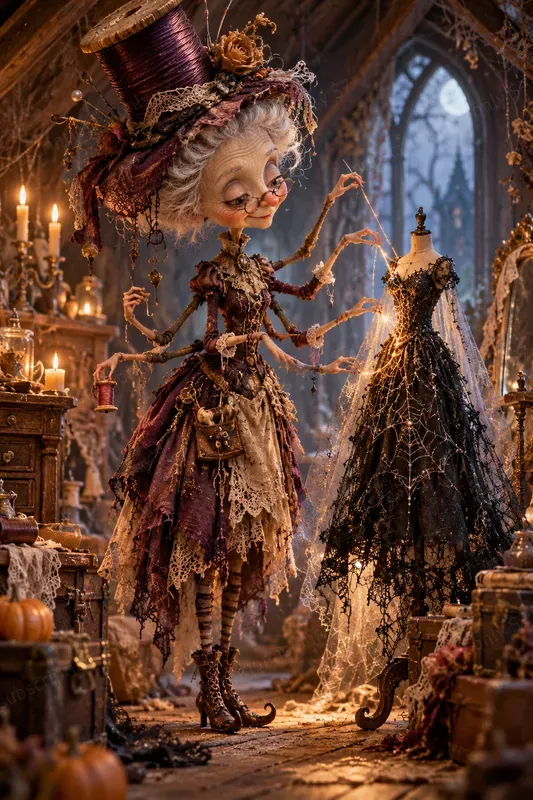 Whimsical Gothic Halloween Oddities