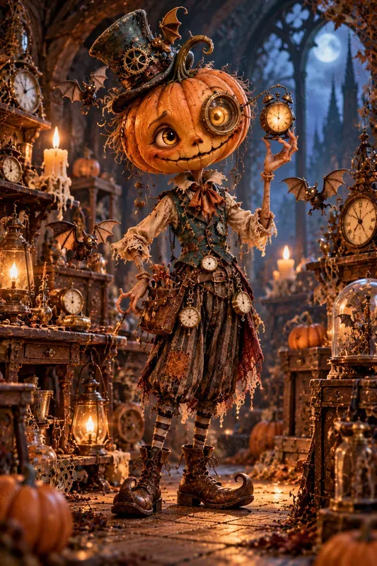 Whimsical Gothic Halloween Oddities