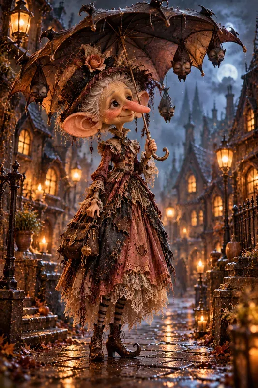 Whimsical Gothic Halloween Oddities
