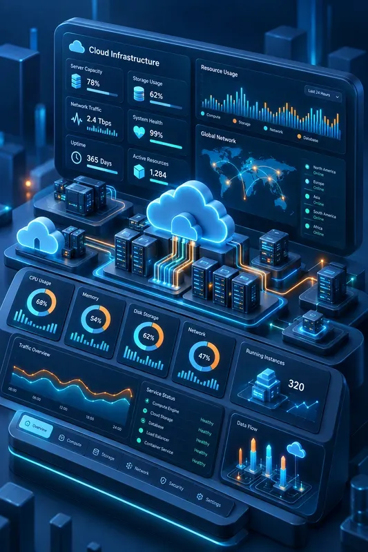 3D Isometric Dashboard Studios
