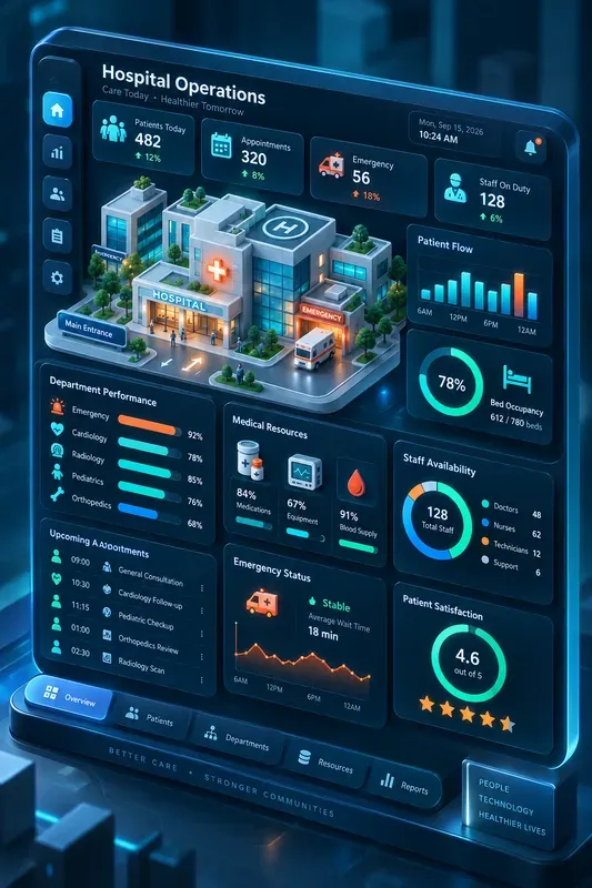 3D Isometric Dashboard Studios