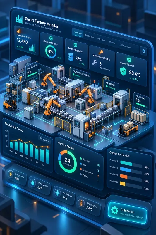 3D Isometric Dashboard Studios