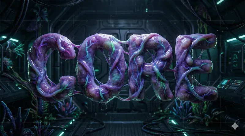 Organic Alien Text Generator