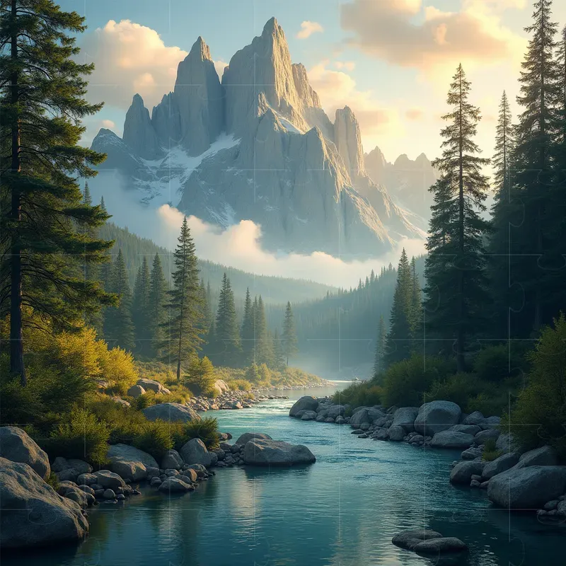 Hyper Realistic Nature Scene Templates