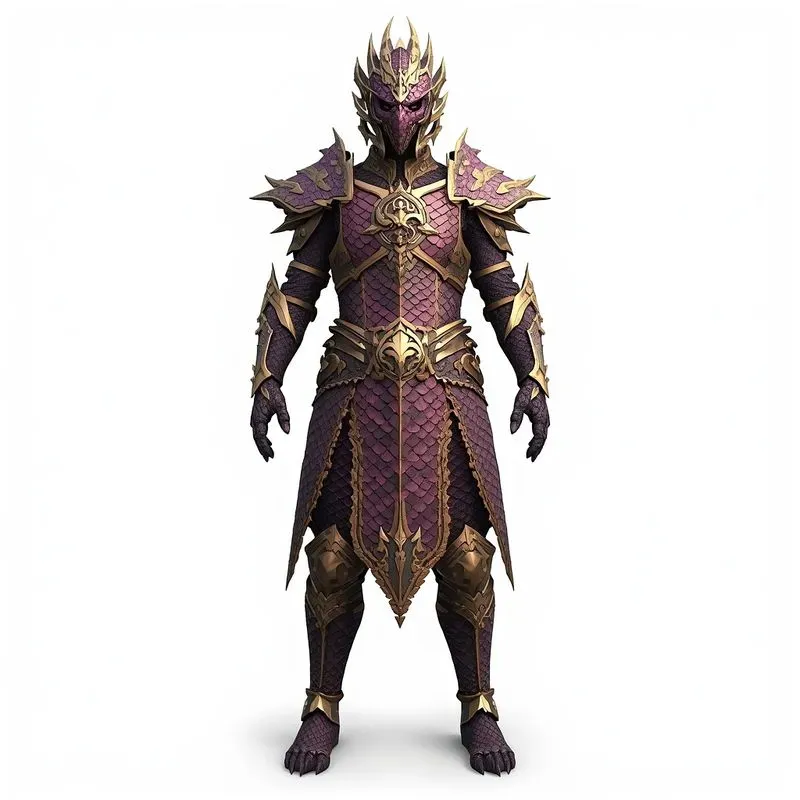 3d Game Armor Asset Generator