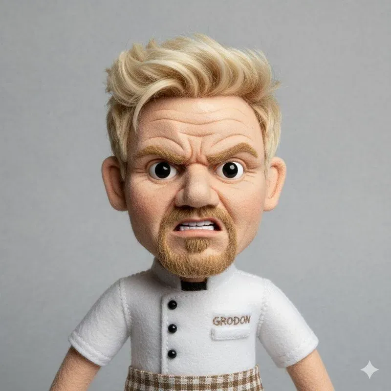 Cotton Felt Plushie Caricatures
