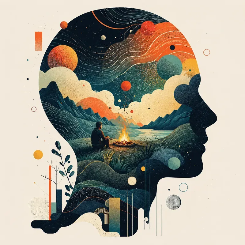Surreal Editorial Silhouette Art