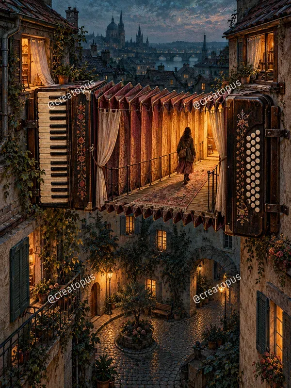 Surreal Music Dreamscape Art Prints