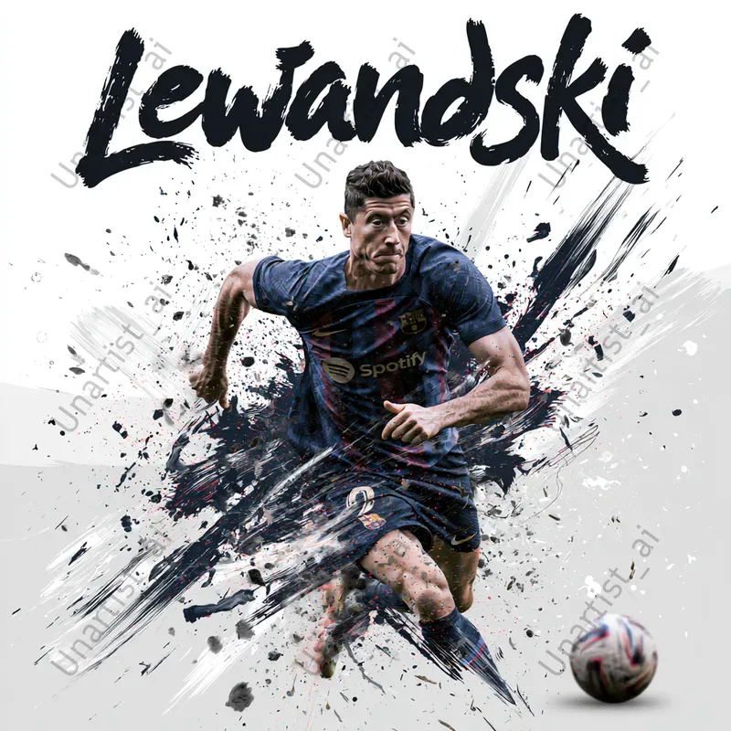 Action Graphic Soccer Player Posters