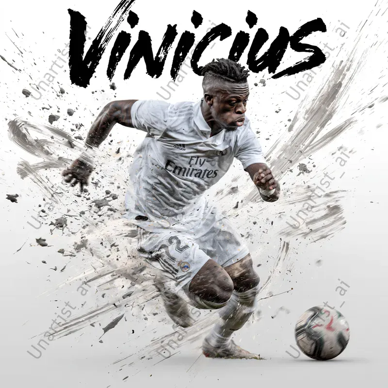 Action Graphic Soccer Player Posters
