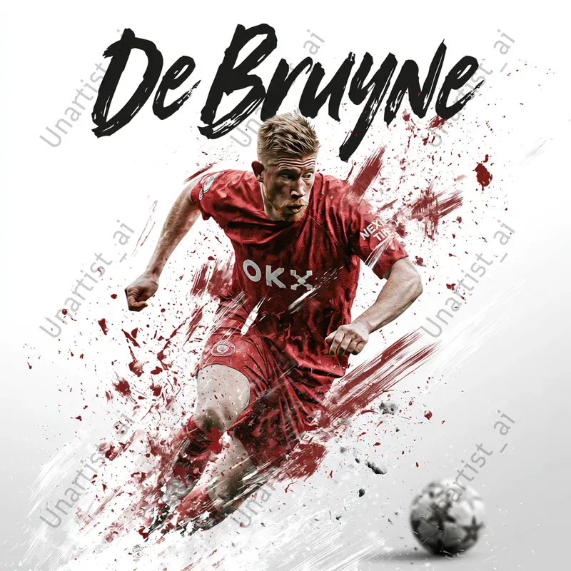 Action Graphic Soccer Player Posters