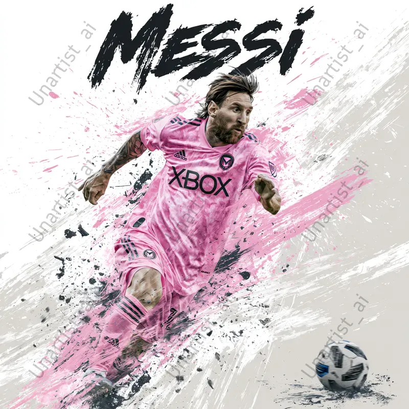 Action Graphic Soccer Player Posters