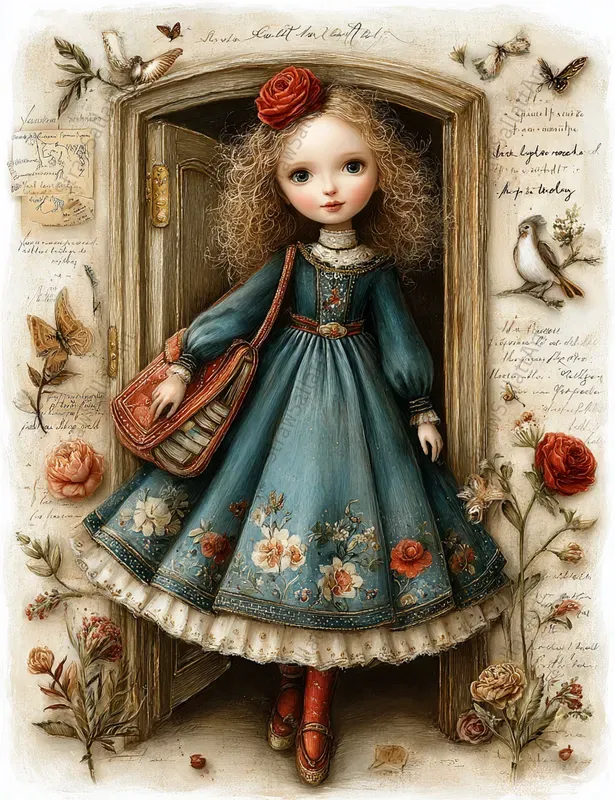 Alice Wonderland Junk Journal Stamperias