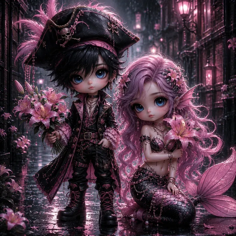 Dreamy Gothic Chibi Packs