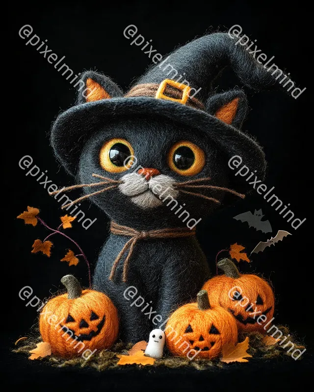 Halloween Felt Lanterns Tshirt Art