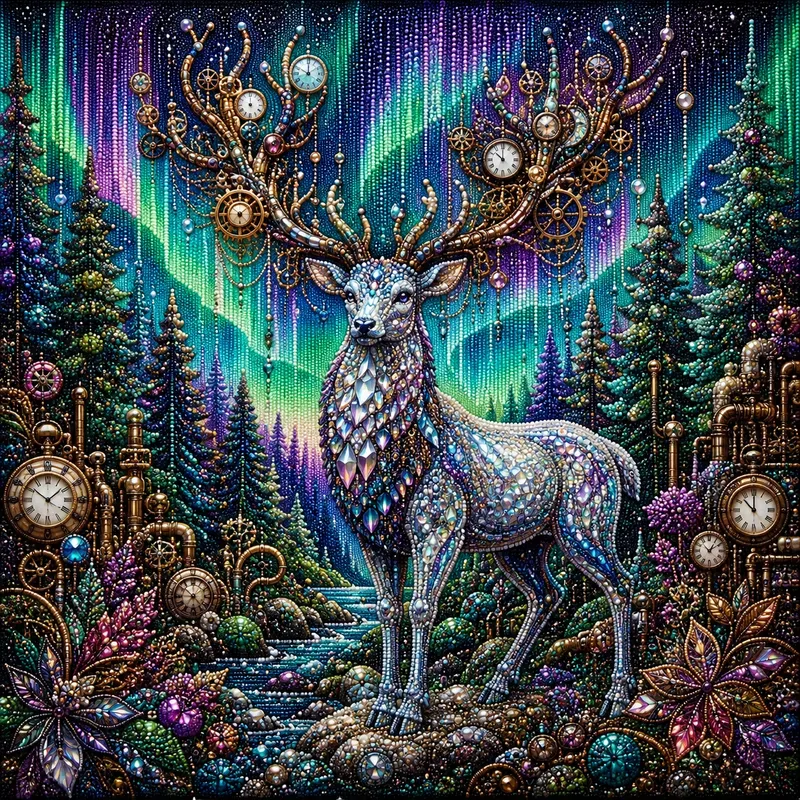 Steampunk Beaded Art