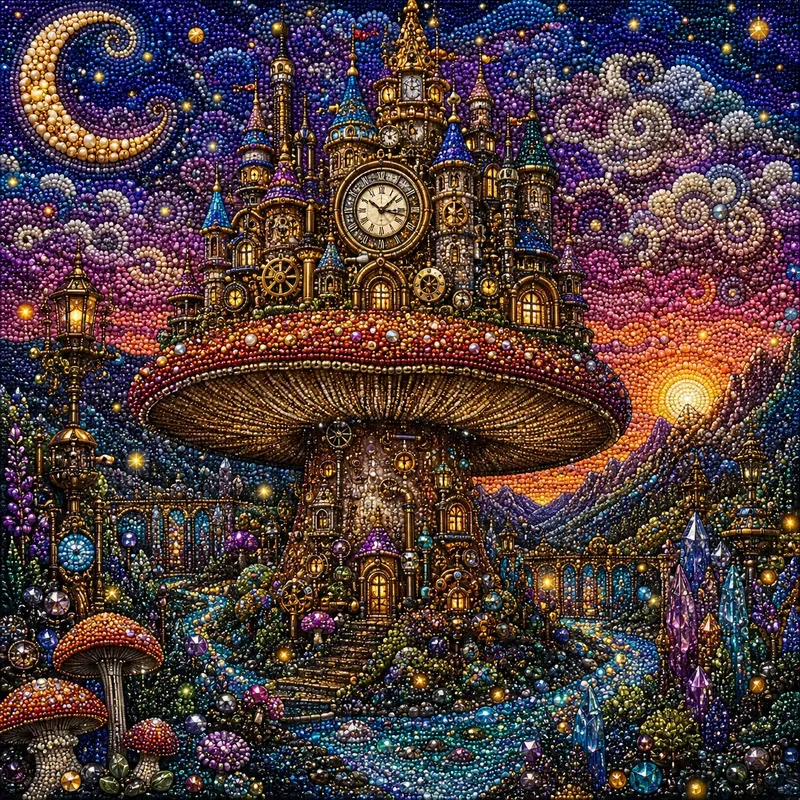 Steampunk Beaded Art