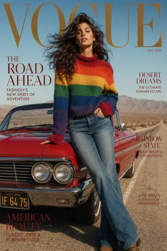 Vintage Road Trip Magazine Covers