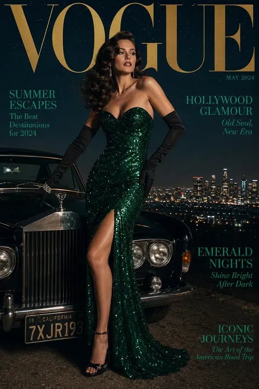 Vintage Road Trip Magazine Covers