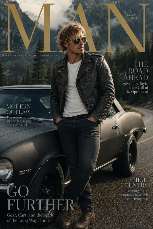 Vintage Road Trip Magazine Covers