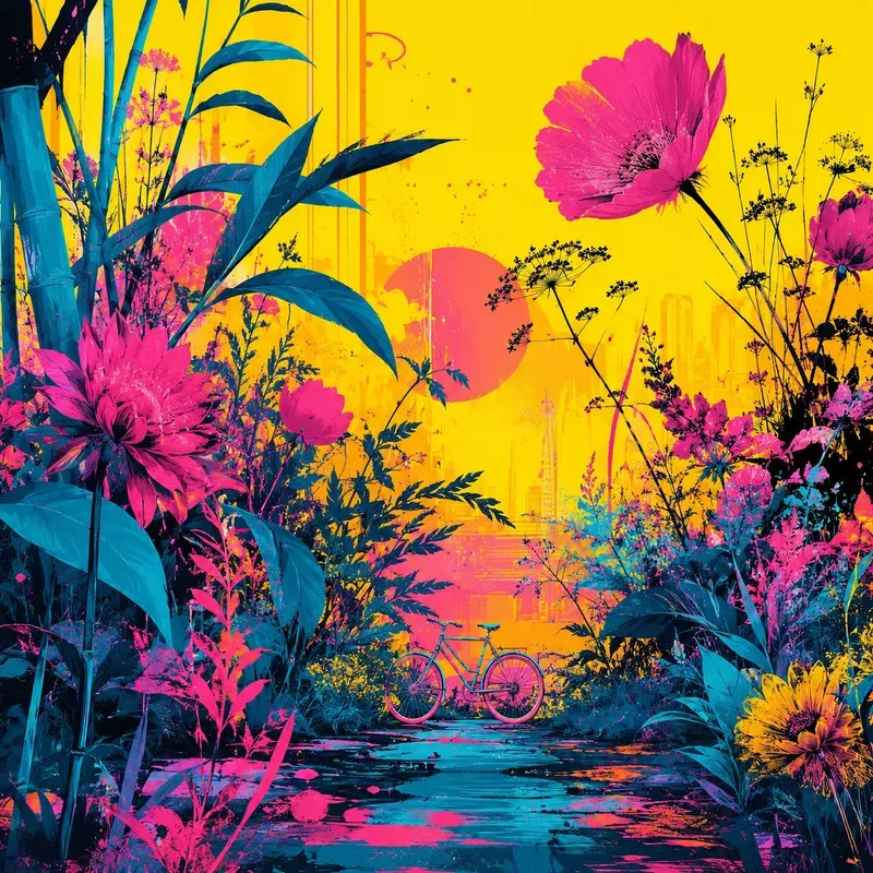 Neon Bloom Rides
