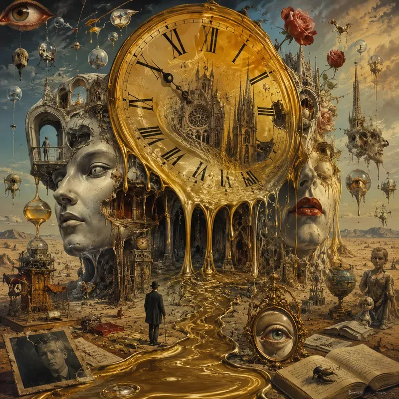 Surreal Dream Collage Masterpieces Art