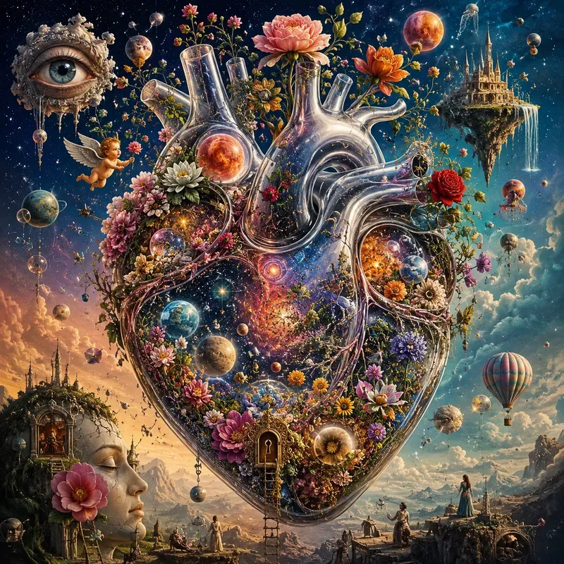 Surreal Dream Collage Masterpieces Art