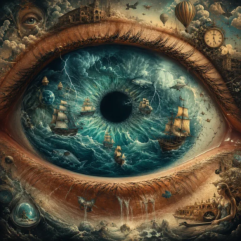 Surreal Dream Collage Masterpieces Art