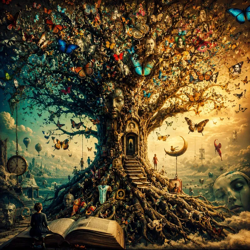 Surreal Dream Collage Masterpieces Art