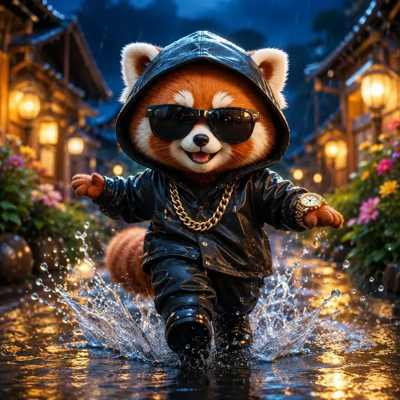 Whimsical Rain Crews 3D