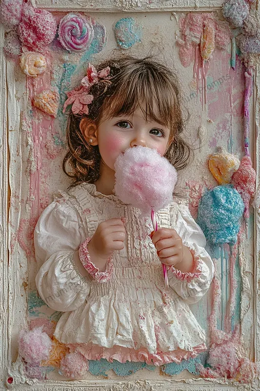 Whimsical Kids Cotton Candy Junk Journals