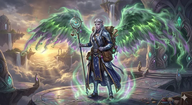 Winged Fantasy RPG Npc Generator Gemini Image Prompt | PromptBase