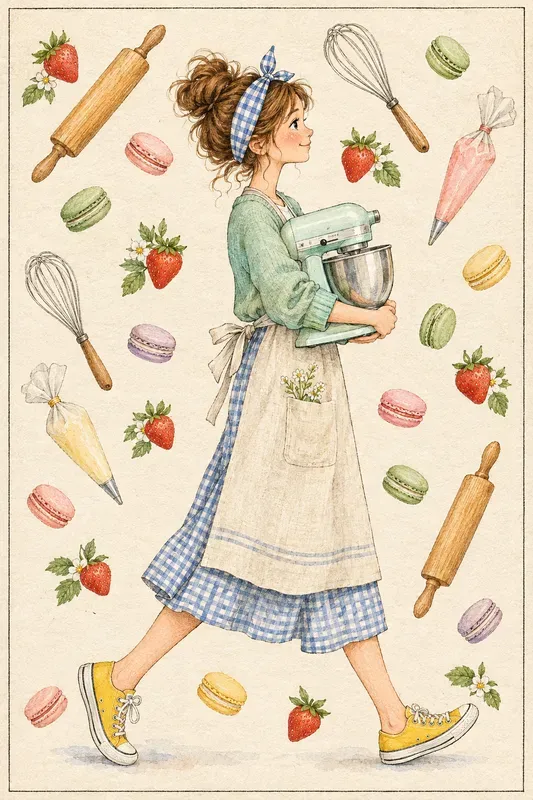 Watercolor Crafter Characters ChatGPT Image Prompt | PromptBase