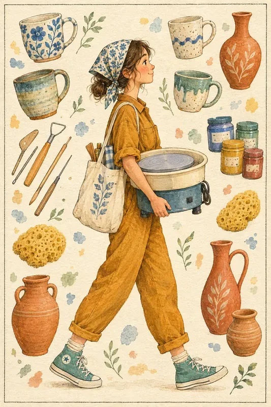 Watercolor Crafter Characters ChatGPT Image Prompt | PromptBase