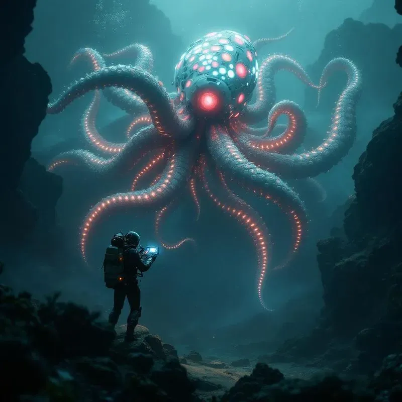Futuristic Deepsea Scifi Concept Art FLUX Prompt | PromptBase