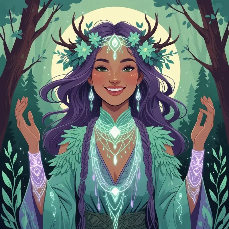Enchanted Forest Spirit Portraits Leonardo Ai Prompt | PromptBase