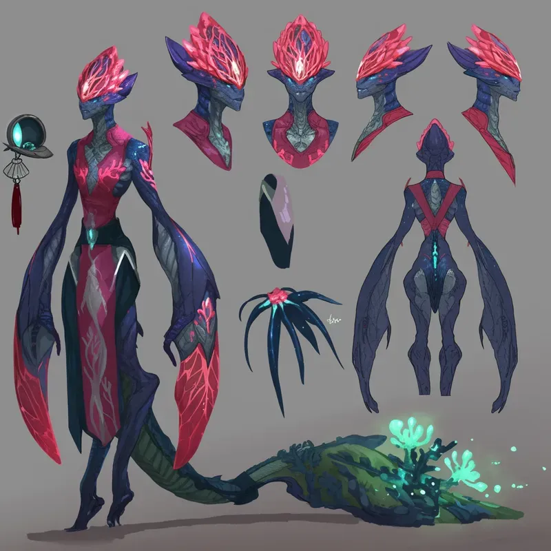 Creature Design Concept Art Midjourney Prompt | PromptBase