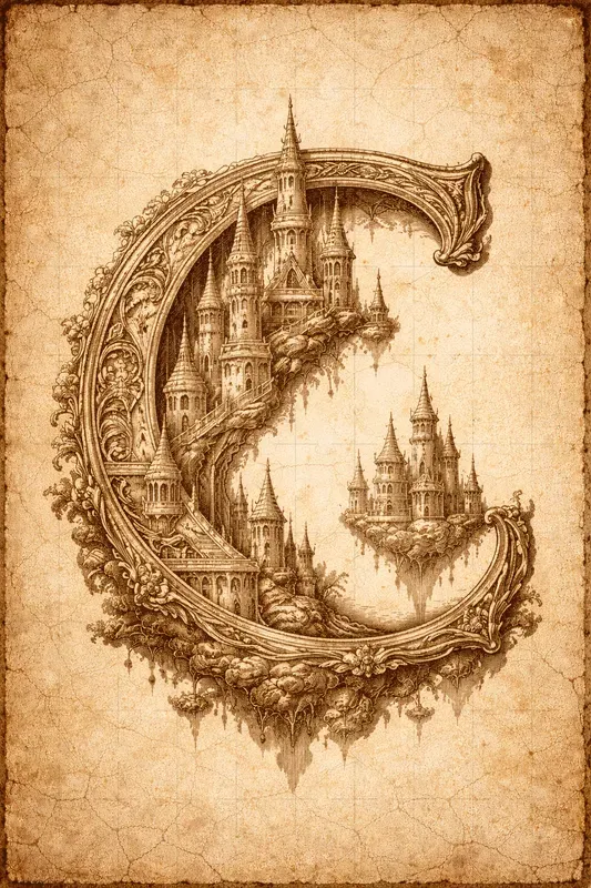 Fantasy Manuscript Letter Engines ChatGPT Image Prompt | PromptBase