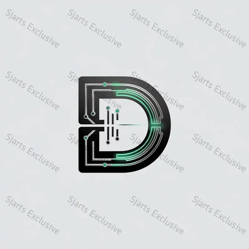 Flat Vector Initial Logos Ideogram Prompt | PromptBase