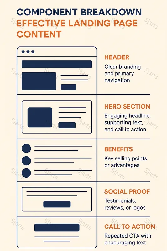 Part Component Breakdown Website Design Component Breakdown Infographics ChatGPT Image Prompt | PromptBase